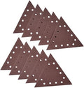 WEN 6377SP80 80-Grit Hook & Loop 11-1/4-Inch Triangle Drywall Sander Sandpaper, 10 Pack
