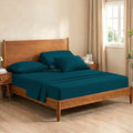 JS Sanders Collection Split Head Sheet Set 4PC King Size, Teal