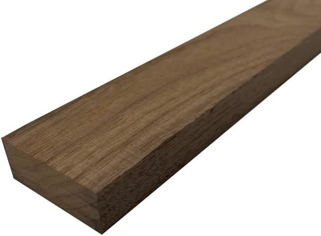 Exotic Wood Zone Pack of 5, Cutting Board Blocks Black Walnut | Best 3/4" x 2" x 24" Lumber Boards