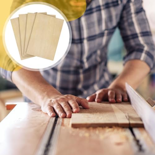 Juexica 12 Pcs 12" X 18"X 1/8" Basswood Plywood Sheets for Laser Cutting