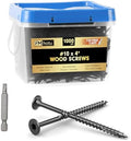 #10 x 4” Deck Screws, 1000Pcs Star Drive Wood Screws