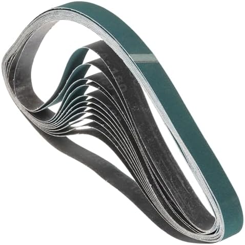 12 Pcs Sanding Belts 1 x 42 Inch 180 Grit Zirconia