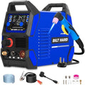 BILT HARD Plasma Cutter, 50A Plasma Cutting Equipment, Non Touch Pilot Arc, 110V/220V Dual Voltage, Digital Display Screen, DC Inverter IGBT Plasma Cutter Machine for Beginners
