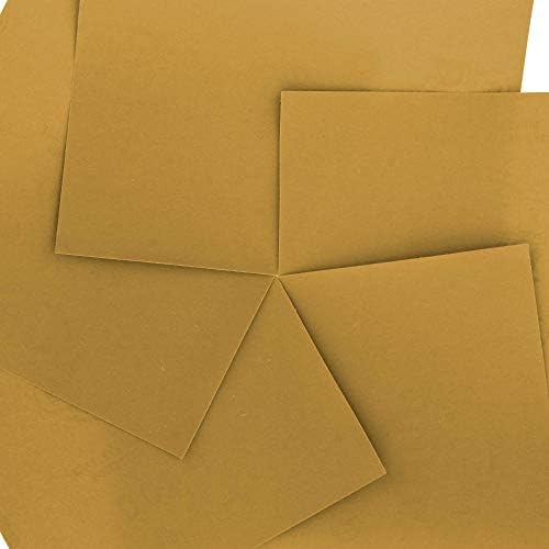 Dura-Gold Premium 1/4 Sheet Gold Sandpaper Sheets, 400 Grit (Box of 400)
