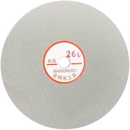 6 Inch x 1/2" Arbor Diamond Flat Lap Disc, 260 Grit