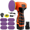 Cordless Electric Sander with 36PCS Sandpapers, 3500 RPM, 2000mAh Battery, Lightweight & Compact Design for Wood, Metal, Paint Removal, and DIY Projects