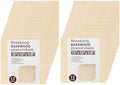 24 Pack Basswood Sheets 1/8 inch,12"x12"x1/8" Plywood Sheets,3mm Basswood for Laser Cutting,Laser Engraving Blanks,Thin Natural Unfinished Wood for Crafts,Wood Burning,Scroll Saw Cutting