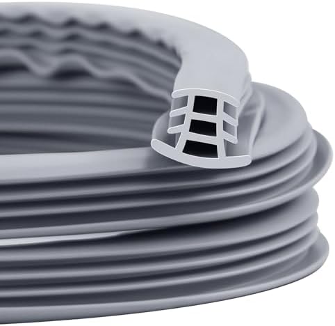 Flexible EPDM Rubber Strip (10 ft Long and 3/4 inch Wide) for Concrete Crack Repair and Replacement - Weather and Aging Resistant Expansion Joint Filler for Driveways and Sidewalks
