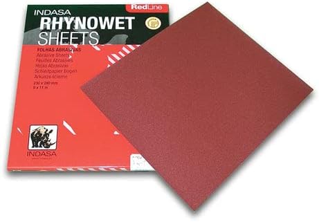 INDASA Redline XL RHYNOWET Sheets 9" X 11" 400 GRIT 50/Box