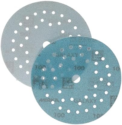 Mirka Galaxy Multifit 5 Inch Ceramic Sandpaper 100 Grit Hook & Loop 50 Pack