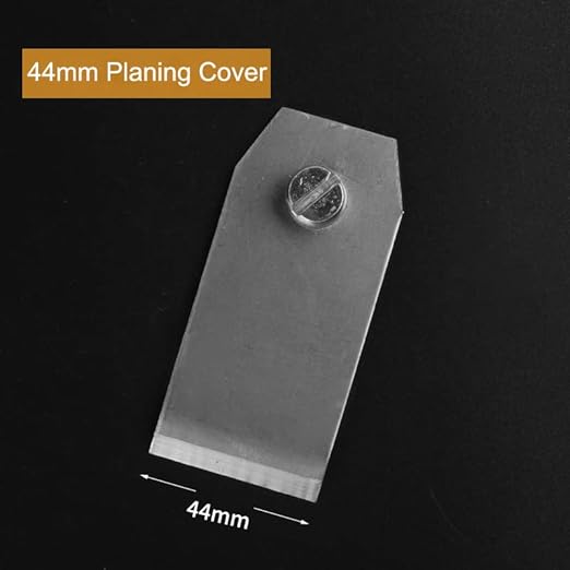 44MM 1¾ inch 1.73'' Replacement Iron Blade for Bench Hand Plane Woodwork Planer Cutter Carpentry Edge Trimming Saw Knife Trimmer for Woodworking DIY Tool Set with Planing Cover