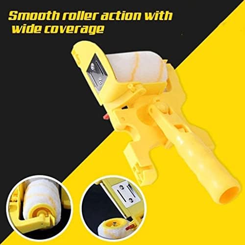 Profesional Paint Roller Replacement Application Edger Brush Tool Multifunctional for Home Wall Ceiling(E)