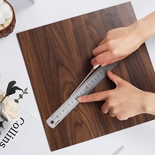 12 Pcs Walnut Unfinished Wood Craft, 3MM 1/8" x 12" x 12" Walnut Unfinished Plywood for Laser Cutting & Engraving, CNC Cutting, School DIY Projects 12 Pcs