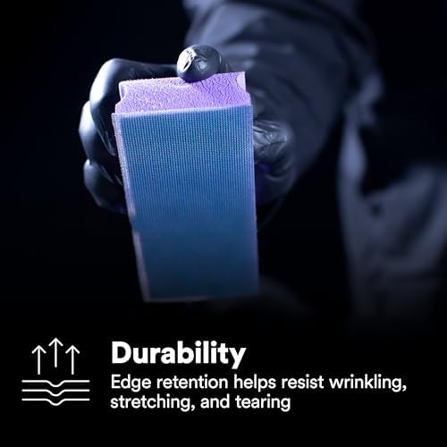 3M Hookit Blue Net Abrasive Sheet Roll 36474, 220+, 115 mm x 10 m, 1 Roll, Fast-Cutting, Long-Lasting Abrasive, for Collision Repair