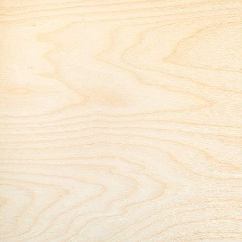 6mm 1/4" x 12" x 12" B/BB Baltic Birch Plywood (48pcs) - Perfect for Arts & Crafts, School & DIY Projects, Drawing, Painting, Wood Engraving, Wood Burning & Laser Projects - Cherokee Wood Products