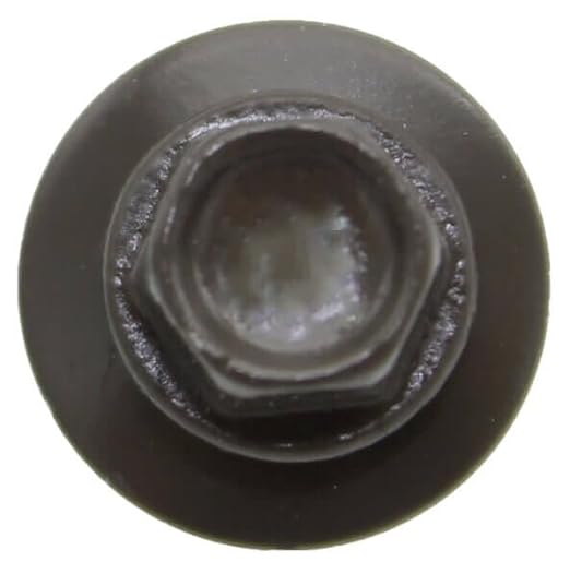 10 x 1-1/2" Antique Bronze Metal Roofing Screws - Hex Washer Head- Self-Starting/Tapping - EPDM Washer. 8 X 250 Bags - 2,000 Screws