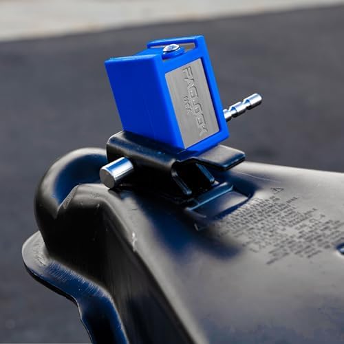 PACLOCK's 79-Series Universal Trailer Lock, UCS, Standard Pin, High Performance 6-Pin Cylinder, Keyed Differently w/ 2 Keys, Silver