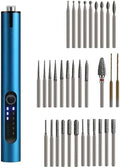 Mini Cordless Electric Engraving LED Light Pen with 33 Bits for DIY Crafts