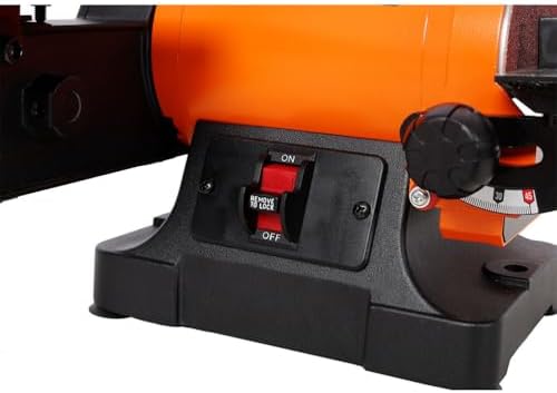 1 x 30 Inch Belt Disc Sander Combo with 5 Inch Sanding Disc, Benchtop Belt Sander with Adjustable Cast Aluminum Worktable, Miter Gauge & Dual Dust Ports for Woodworking Metalworking