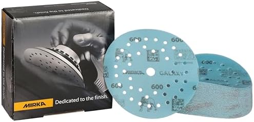 Mirka Galaxy Multifit 5 Inch Ceramic Sandpaper 600 Grit Hook & Loop 50 Pack