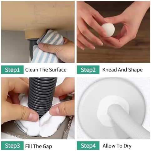 2026 Upgrade Repair Sealing Clay, Waterproof Sealant Mastic, Cement Crack Filler, Quick Mending Mud for Drain Connection, Wall Hole, Air Conditioning Hole Waterproof Seal Putty (36)