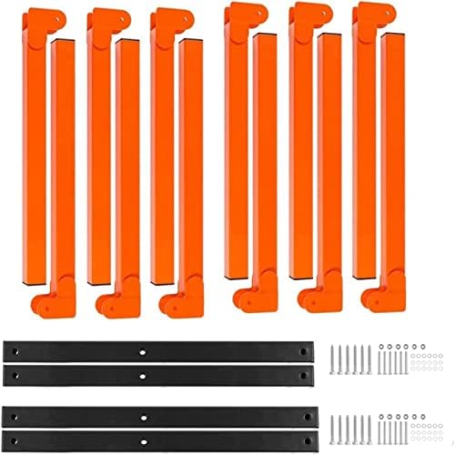 WALMANN Lumber Storage Rack for Garage, Wall Mount Heavy Duty Lumber Racks