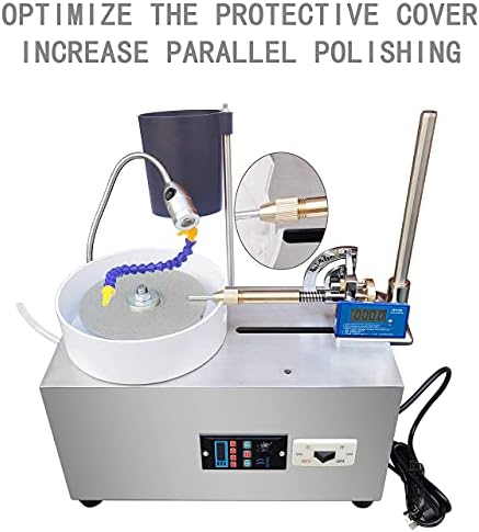 Gem faceting grinding machine 180W&3000RPM Stepless speed regulation,Strong powerful motor,Low noise & Stable Jewel Angle Polisher,for Jewelry,Jade, Gem and precious metals, etc. Polisher