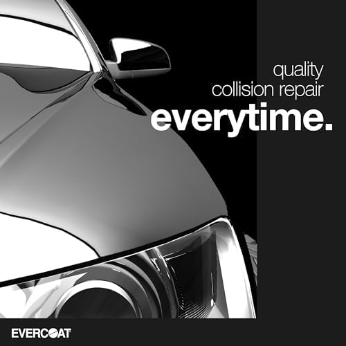 Evercoat Chrome-A-Lite Body Filler for Aluminum, Fiberglass, Galvanized Steel, and More - 0.8 US Gallon, 3L
