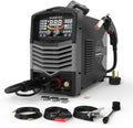 Sunstac 180A MIG Welder with Synergic LCD Control, 110V/220V Dual Voltage