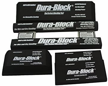 Dura-Block AF44A Black 6-Piece Sanding Block Set by Dura-Block