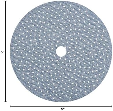 Norton Prosand Multi-Air 5" Multi-Hole Pattern Hook & Sand Disc, 120 Grit, 50 Pack