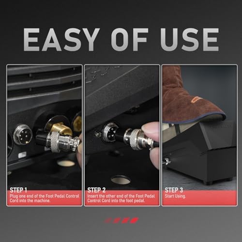 YESWELDER TIG Welding Foot Pedal Amp Control Pedal