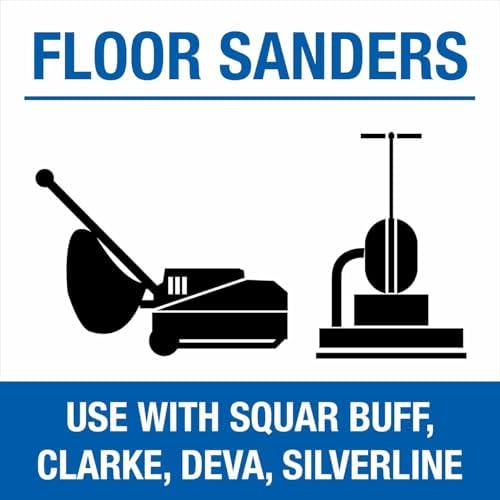 Mercer Industries 418060 Silicon Carbide 12" x 18" Floor Sanding Sheets, 60 Grit (20 pack)