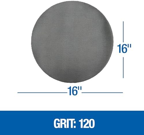 Mercer Industries Floor Sanding Screen Disc, 10 Pack, 16", Grit 120