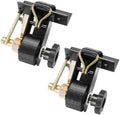 VEVOR Ladder Rack Ratchet Straps, 1.4" Black Square Tube Mount, 1.5'' Wide x 7.5' Long Black Ladder Rack Straps with Double J-Hooks, 500 lbs Load Heavy Duty, Cargo Buckle Lock Strap (2 Pack)