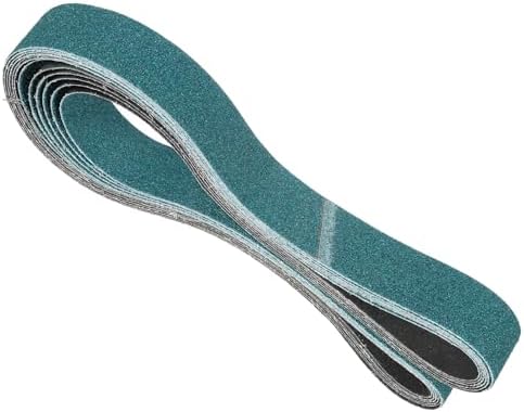 6 Pcs Sanding Belts 2 x 72 Inch 36 Grit Zirconia
