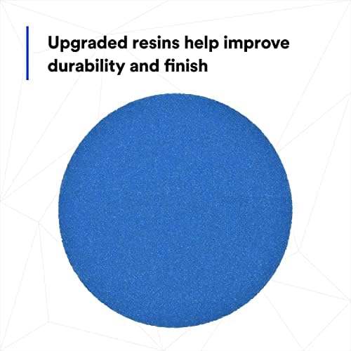 3M Stikit Blue Abrasive Disc Roll 36265, No Hole, Coating Removal, Body Repair, 80 Grade, 5 in, 50 Discs/Roll