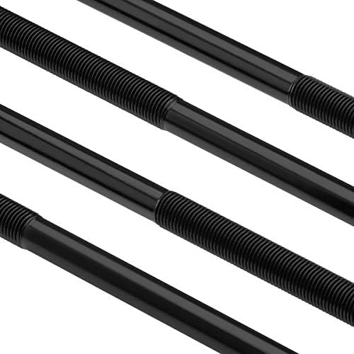Supreme Suspensions - 4X Heavy-Duty Square Bend U-Bolts for Lifted Applications => 8.5" Long x 2.5" Wide x 9/16" Threads