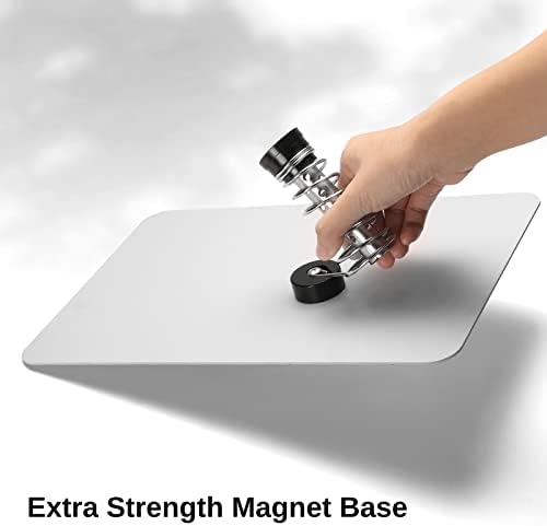 SainSmart 2-in-1 Magnetic Helping Hands, Luxurious Soldering Repair Station with Silicone Soldering Mat, PCB Circuit Board Holder, 5X LED Magnifying Lamp, Extra Large & Heavy Duty Base Plate, ESD Safe