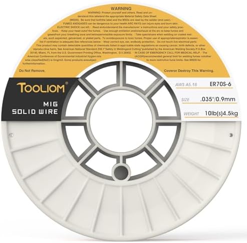 TOOLIOM ER70S-6 0.035" Mild Steel MIG Welding Wire 10LB 2PCS