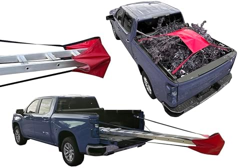 Universal Tie-Down Strap, Tailgate Extender & Tailgate Net | Tie Down Kayaks, Lumber and More! (Buckle Type: Ratchet Strap)