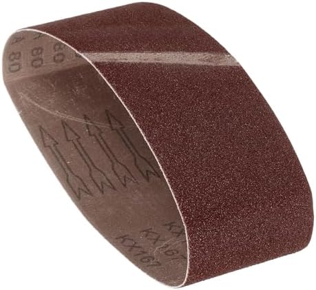 Sanding Belts 3 x 18 Inch 80 Grit Aluminum Oxide Abrasive Sandpaper for Belt Sander Metal Grinding Wood Working Weld Rust Removal