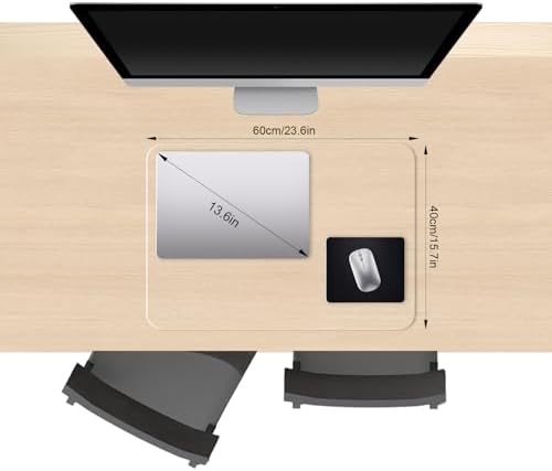 Clear Desk Mat, Non-Slip PVC Desk Protector Mat (23.6"*15.7")