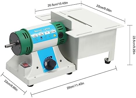 5-in-1 Mini Table Saw, Speed Adjustable Table Saws for Crafts, 750W Electric Desktop Grinder Polisher Sander for Cutting Polishing Grinding Carving Drilling of Wood Jade Metal Agate