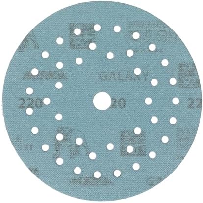 Mirka Galaxy Multifit 5 Inch Ceramic Sandpaper 220 Grit Hook & Loop 50 Pack