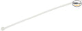 StarTech 1000-Pack 6"(15cm) Cable Ties, UL Listed, White, TAA (CBMZT6NK) | 1/8"(3.6mm) wide, 1-3/8"(39mm) Bundle Diameter, 40lb(18kg) Tensile Strength, Nylon Self Locking Zip Ties with Curved Tip