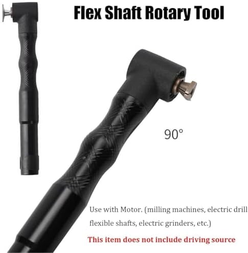 90 Degree Elbow Grinder Flexible Shaft Rotary Tool, Micro Grinder Pencil Polishing Machine for Cutting and Engraving