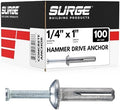 1/4" x 1" Hammer Drive Nail in Concrete Anchor (Box of 100)
