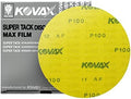 MaxFilm Ultra Premium 6 inch Sanding Discs, P100, 0 Holes, Hook & Loop, 520-0100, 50 discs