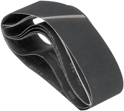 Sanding Belts 4 x 36 Inch 240 Grit Silicon Carbide 6 Pack